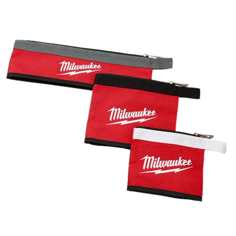 MILWAUKEE 3 PC. Multi-Size Zipper Pouches