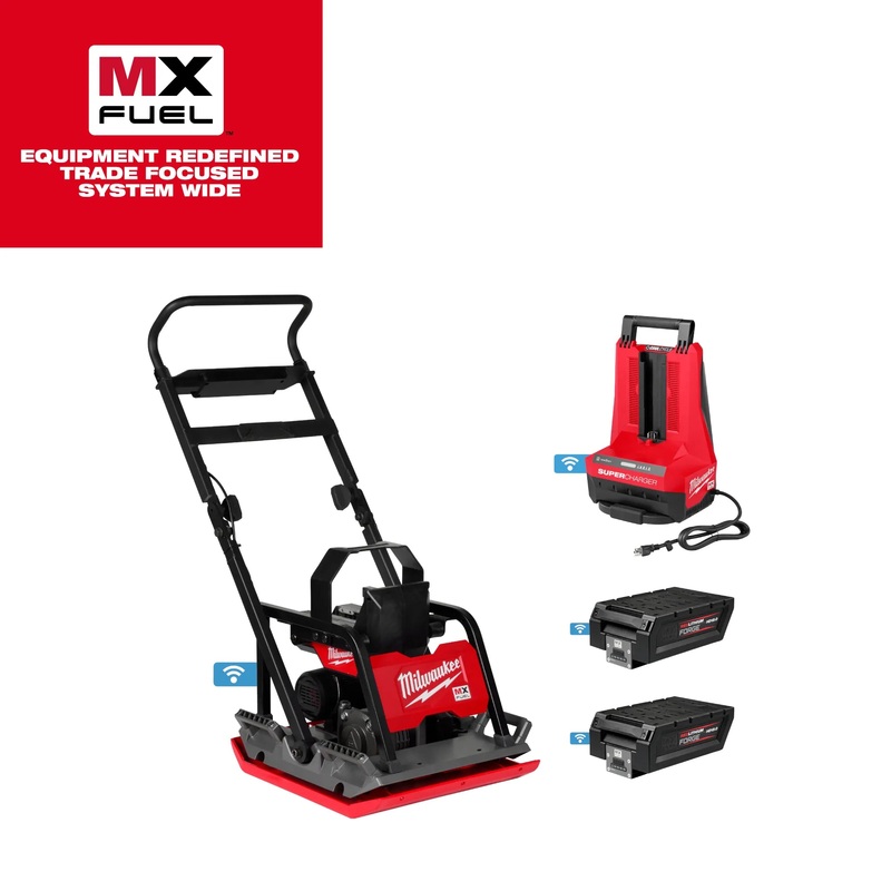 MILWAUKEE MX FUEL 20 Plate Compactor Kit