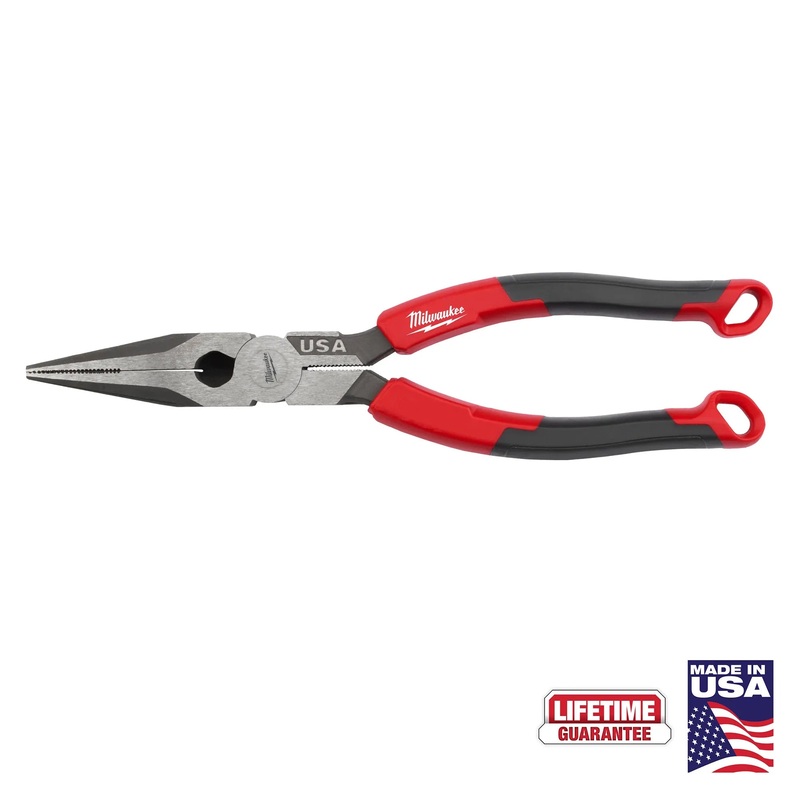 MILWAUKEE 8 Long Nose Comfort Pliers