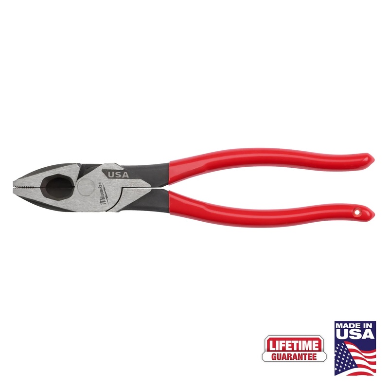MILWAUKEE 9 Lineman’s Dipped Pliers