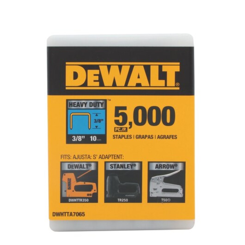 DEWALT 3/8 Heavy Duty Stapels – 5000PK