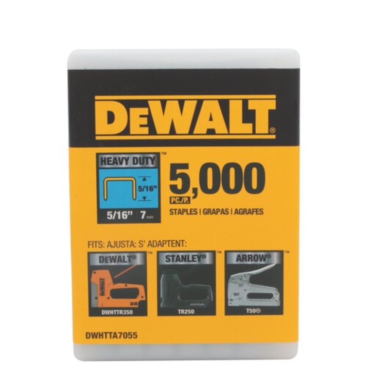 DEWALT 5/16 HEAVY DUTY STAPLES – 5000PK
