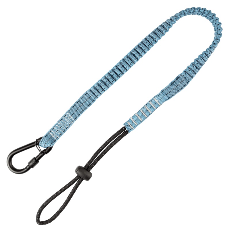 FALLTECH 15 lb Tool Tether w/ Choke-On Cinch-Loop & Steel Screwgate Carabiner, 36