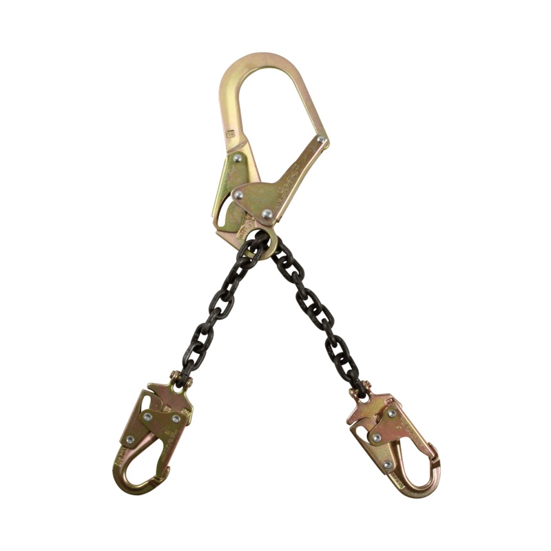 FALLTECH 21 Standard-Duty Rebar Positioning Assembly w/ Chain & Steel Non-Swivel Rebar Hook