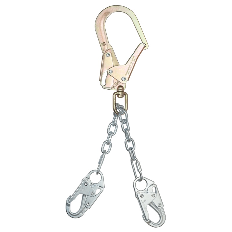 FALLTECH 23 Premium Rebar Positioning Assembly w/ GR 43 Chain w/ Swivel Rebar Hook