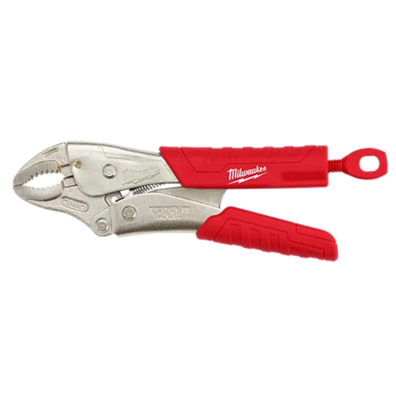 MILWAUKEE 7 TORQUE LOCK Curved Jaw Locking Pliers w/ Grip