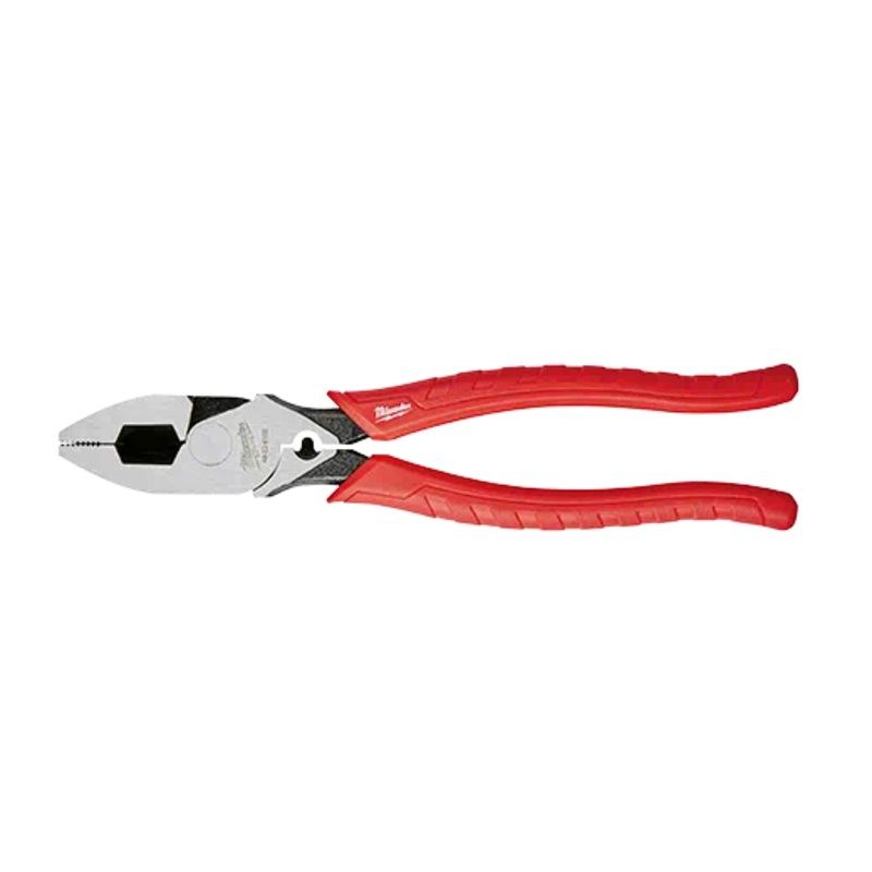 MILWAUKEE 9 Comfort Grip High Leverage Lineman’s Pliers w/ Crimper