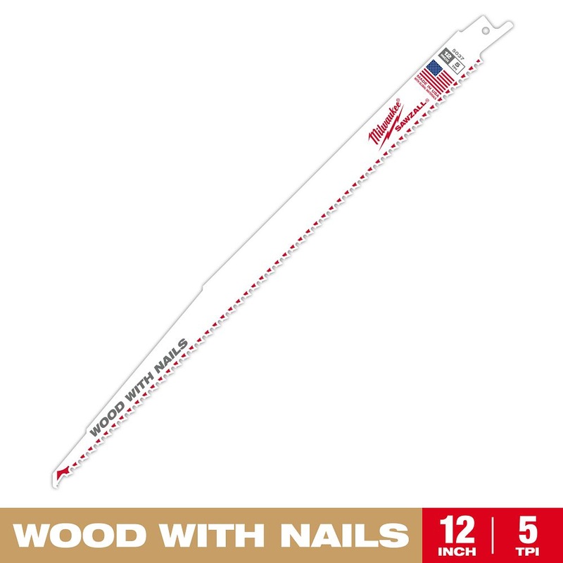 Milwaukee Tools 12 in. 5TPI Sawzall Blade 48-01-2037