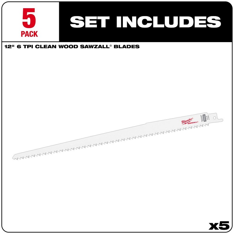 Milwaukee Tools 126TSawzallBld5Ct 48-00-5017