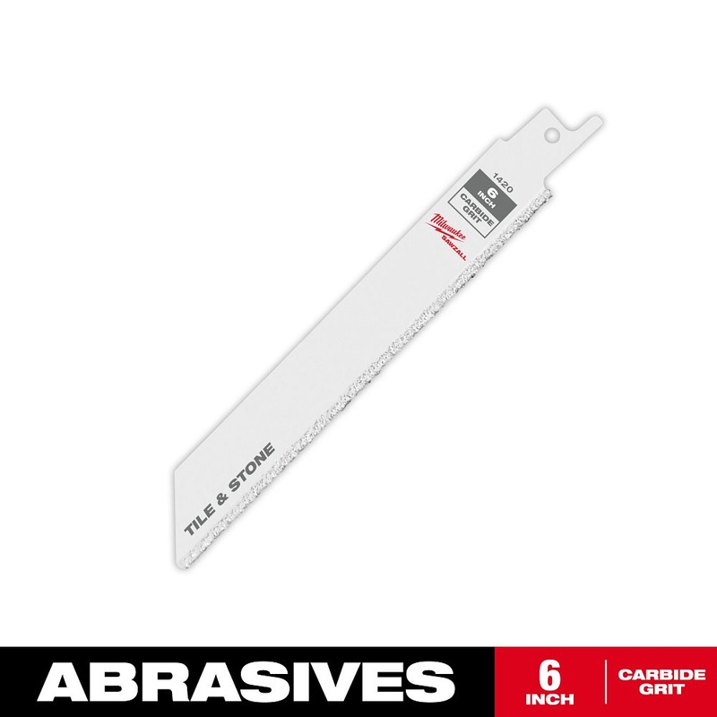 Milwaukee Tools 6 Carb Tip Sawzall Blade 48-00-1421