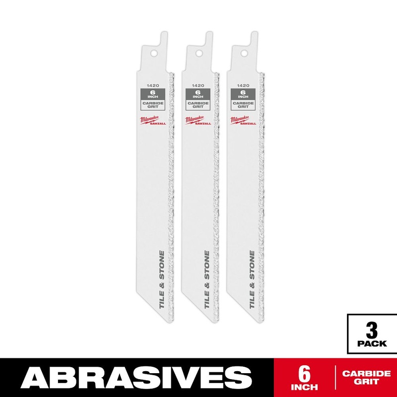 Milwaukee Tools 6 CarbTipSawz Blades (3Pk) 48-00-1420