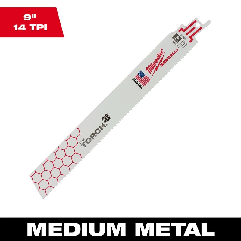 Milwaukee Tools 9 in. 14TPI Sawzall Blade 48-01-2787