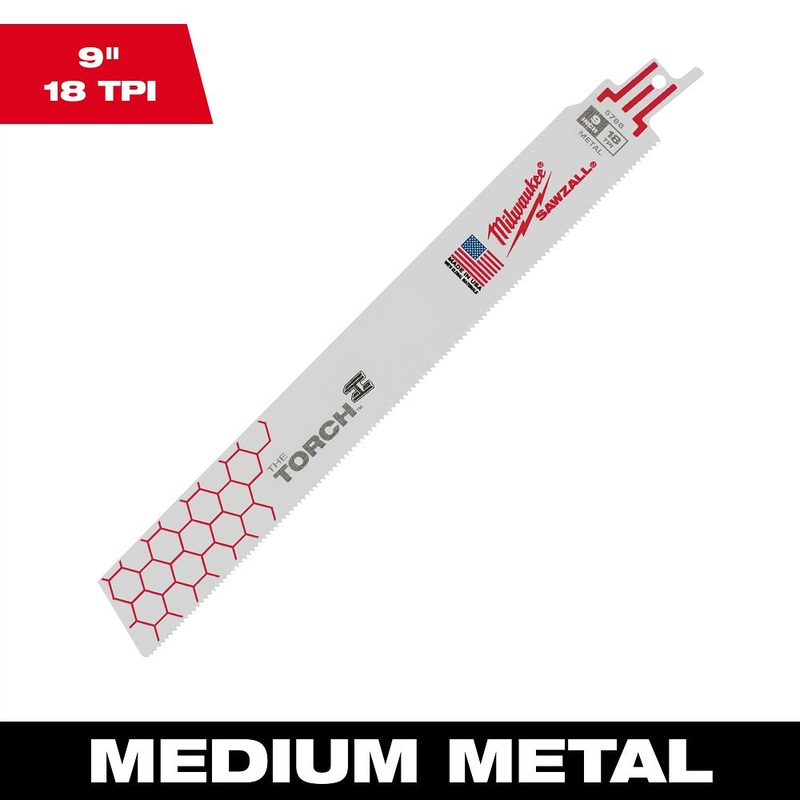 Milwaukee Tools 9 in. 18TPI Sawzall Blade 48-01-2768