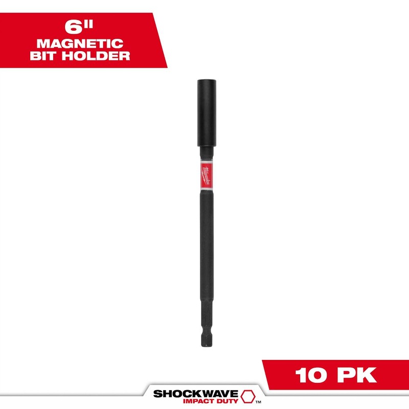 Milwaukee Tools (10) 6 MAG BIT HOLDER 48-32-4521