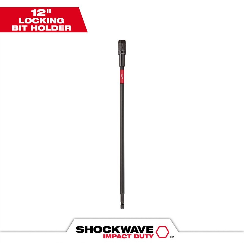 Milwaukee Tools (3) 12 Impct Locking Bit Holder 48-32-4533