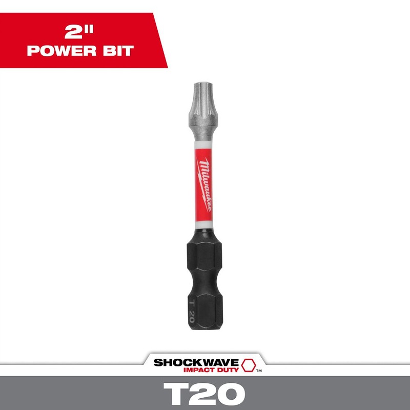 Milwaukee Tools T20 Torx Shockwave 2 Power Bit 48-32-4484
