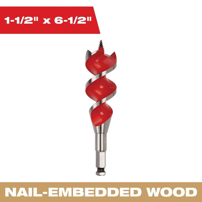 Milwaukee Tools 1-1/2×6-1/2Spur Auger Bit 48-13-1500