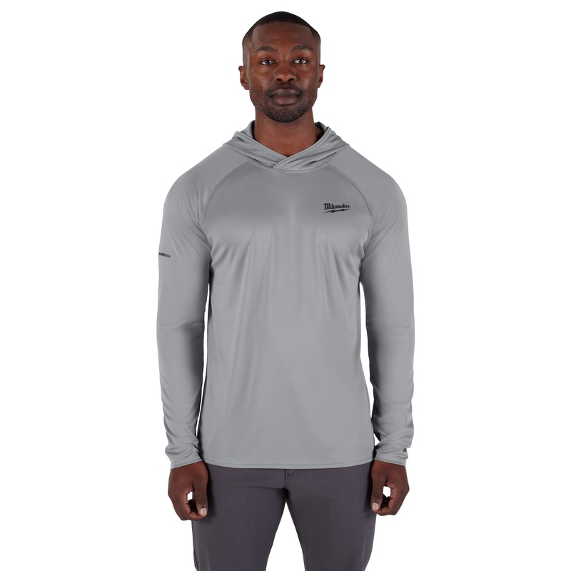Milwaukee Tools WORKSKIN Hooded Shirt – Gray 3X M550G-3X