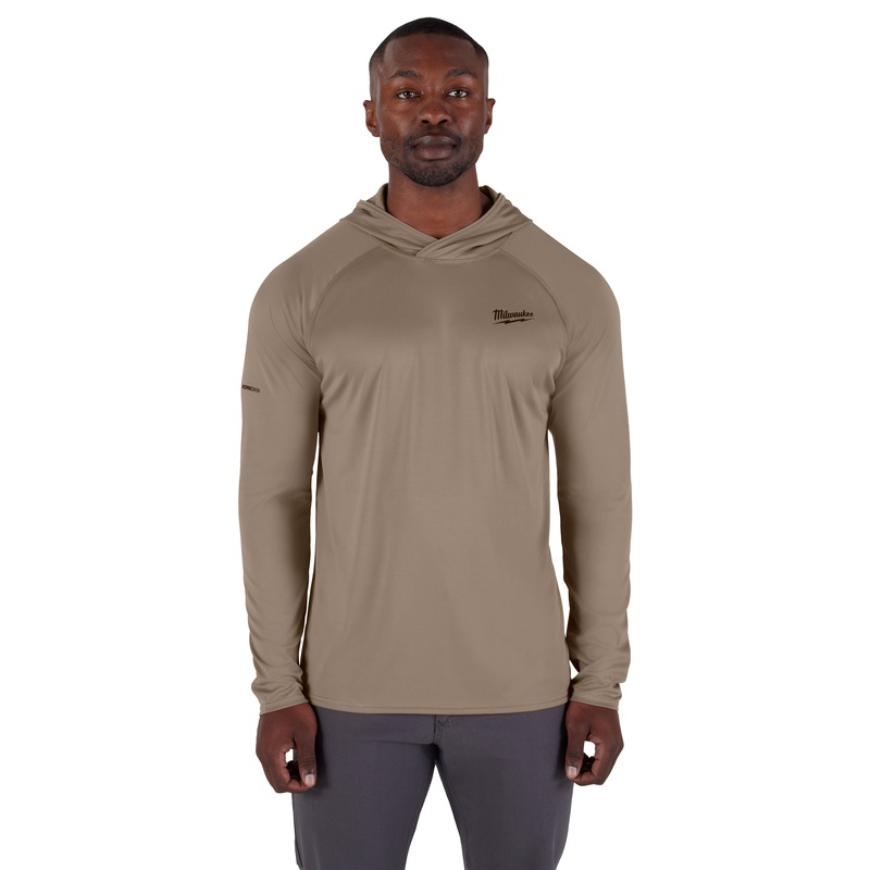 Milwaukee Tools WORKSKIN Hooded Shirt – Sand 3X M550N-3X