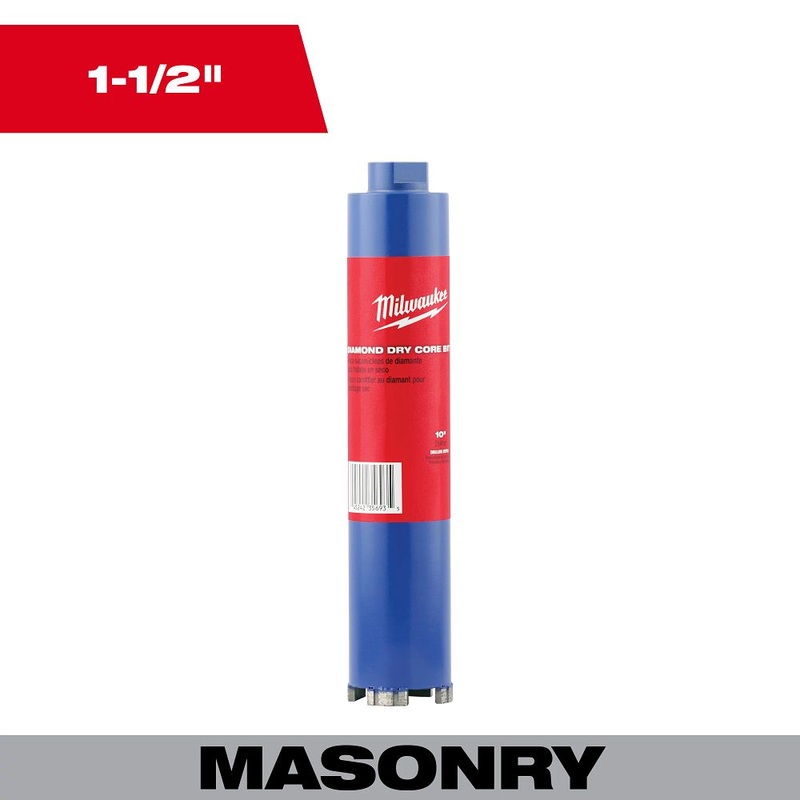 Milwaukee Tools 1-1/2 Dry Core Masonry Bit 48-17-0015