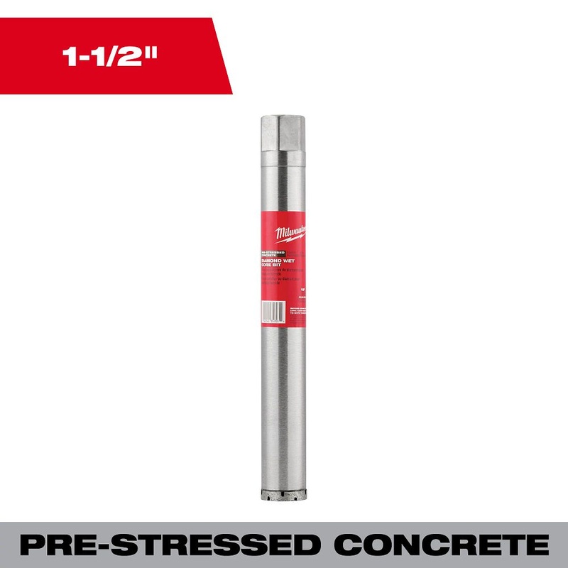 Milwaukee Tools 1-1/2 Pre-Stress Diam Bit 48-17-1015