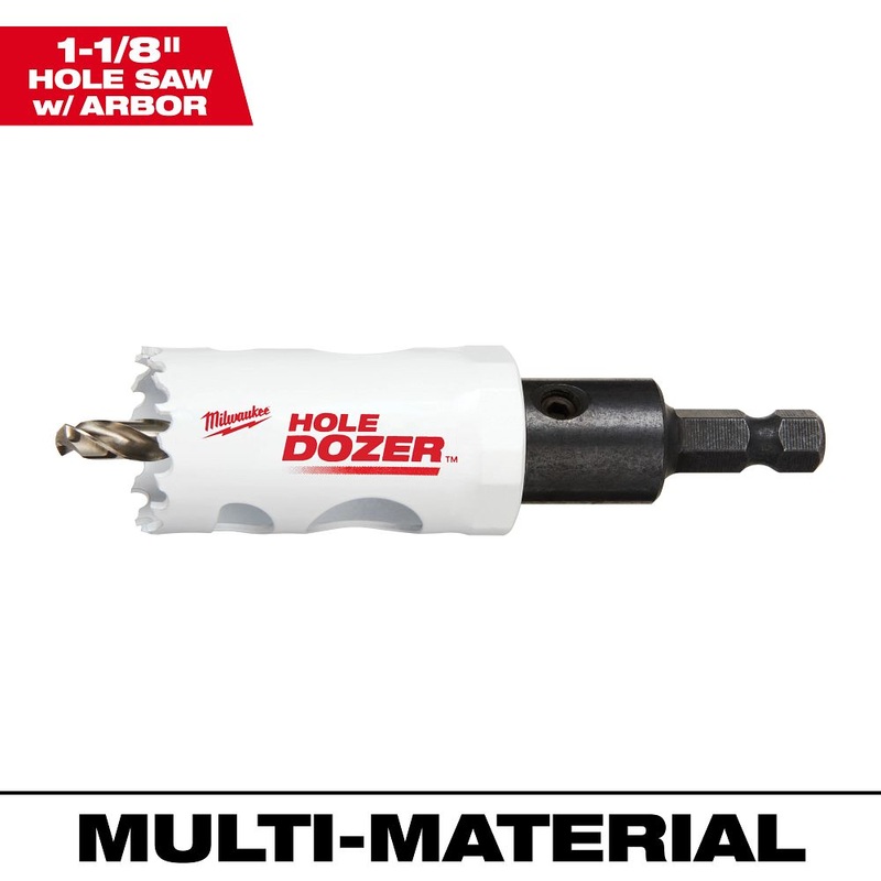 Milwaukee Tools 1-1/8 Arbored Hole Saw 49-56-9663