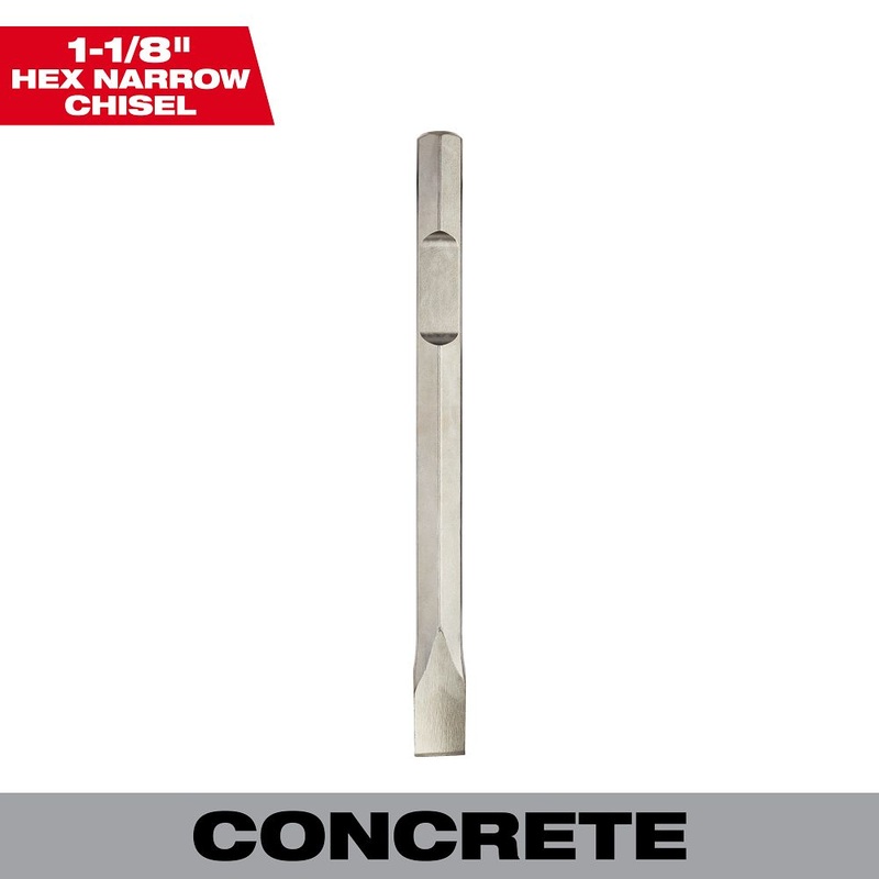 Milwaukee Tools 1-1/8 Hex 16 Narrow Chisel 48-62-4006
