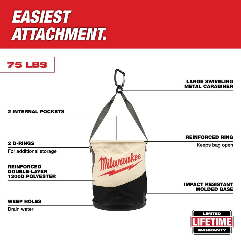 Milwaukee Tools Utility Bucket Bag 48-22-8270