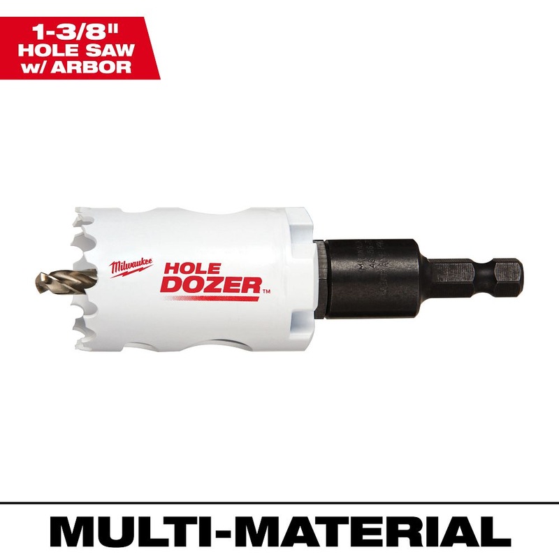 Milwaukee Tools 1-3/8 Arbored Hole Saw 49-56-9671