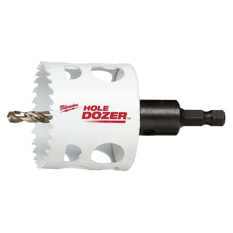 Milwaukee 49-56-9680 2-1/4 HOLE DOZER Bi-Metal Hole Saw with Arbor