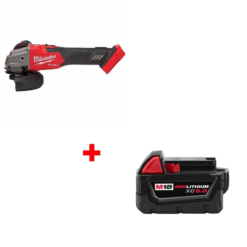 Milwaukee 2889-20 M18 FUEL 4-1/2/5 Grinder w/ 48-11-1850 M18 Battery Pack