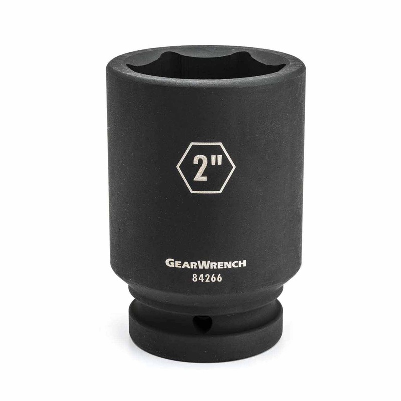 Gearwrench 84269 1 Drive 6 Point Deep Impact SAE Socket 2-3/16