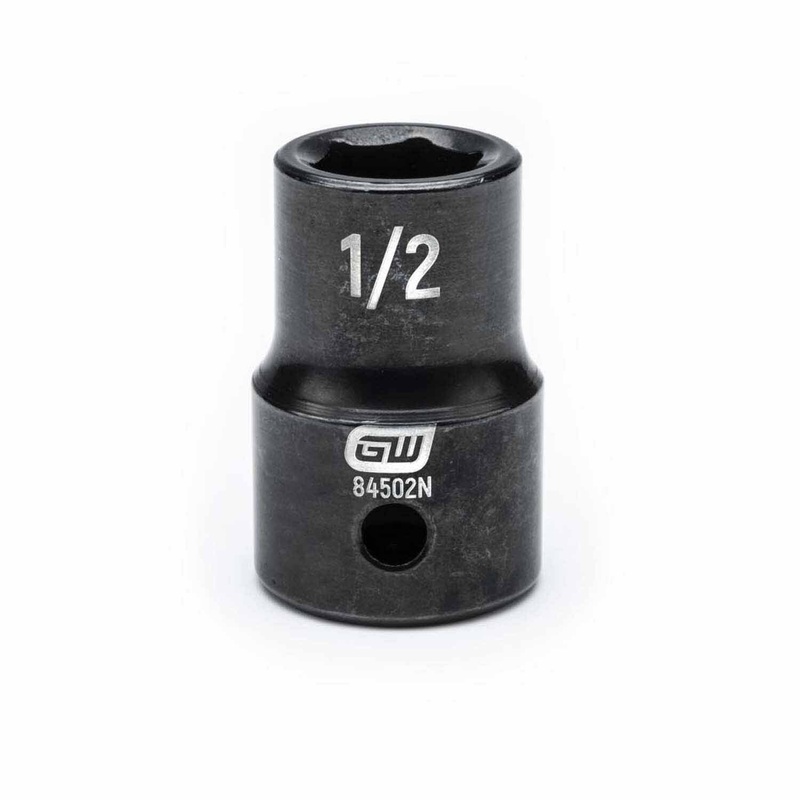 Gearwrench 84502N 1/2 Drive 6 Point Standard Impact SAE Socket