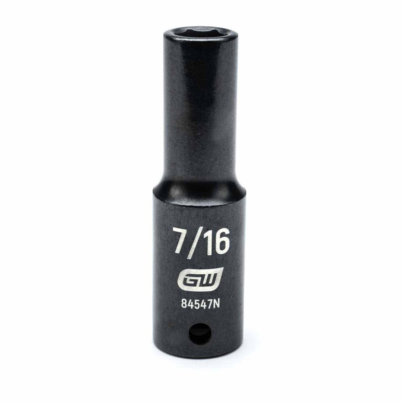 Gearwrench 84547N 1/2 Drive 6 Point Deep Impact SAE Socket 7/16