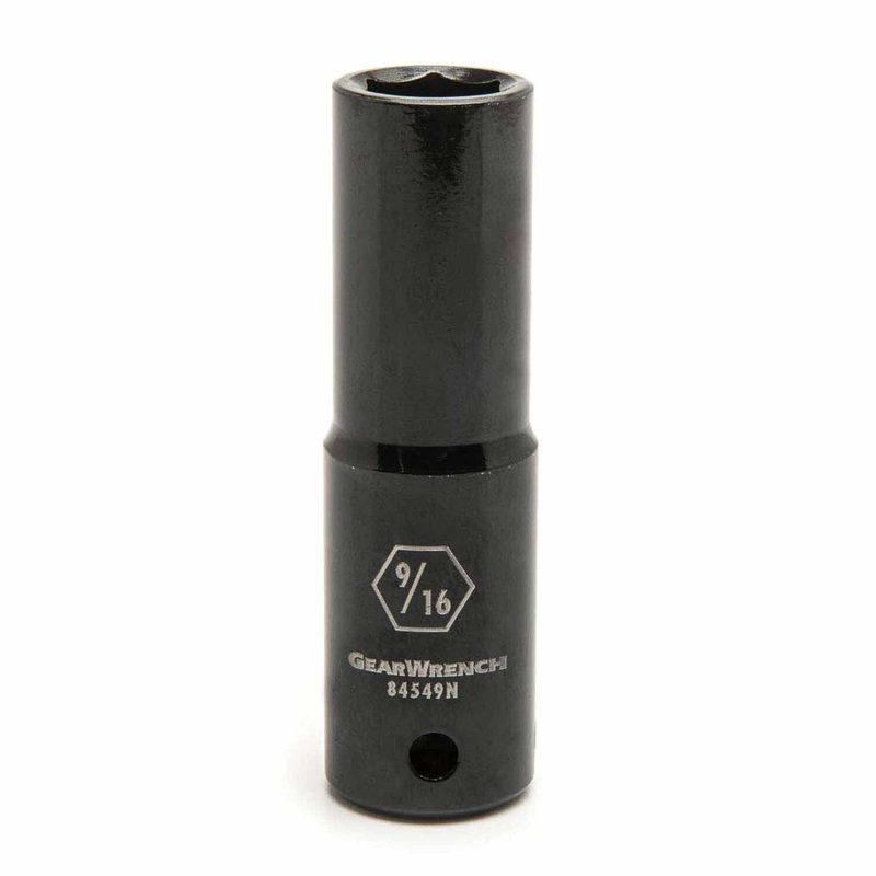 Gearwrench 84549N 1/2 Drive 6 Point Deep Impact SAE Socket 9/16