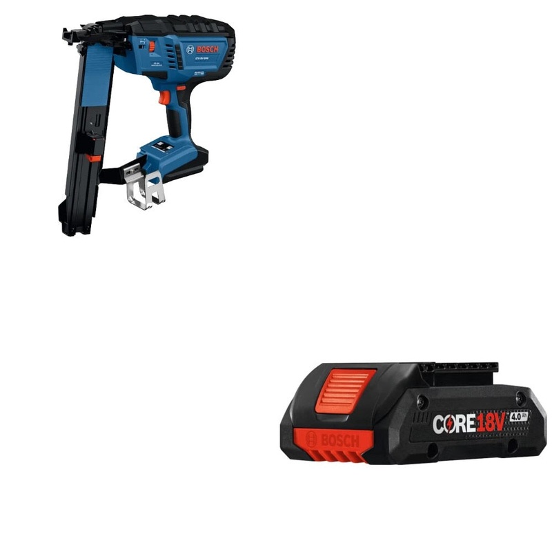 Bosch GTH18V-50MN Stapler Kit W/ FREE GBA18V40 4.0Ah Battery