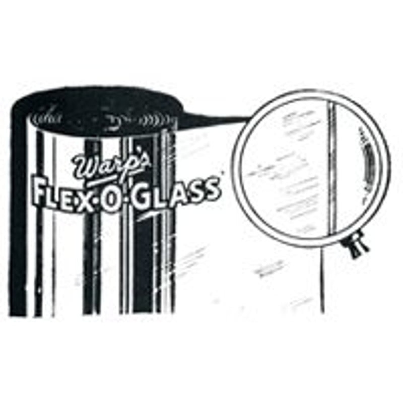 Warp’s Flex-O-Glass Series NFG-3625 Window Film, 25 yd L, 36 in W, 4 Thick Material, Plastic