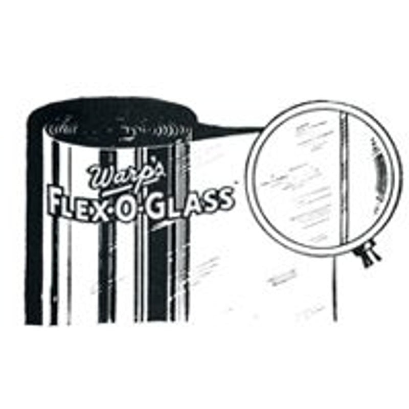Warp’s Flex-O-Glass Series NFG-3650 Window Film, 50 yd L, 36 in W, 4 Thick Material, Plastic