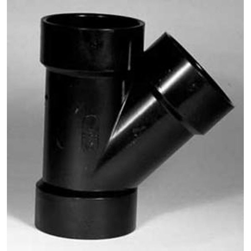 IPEX 027171 Pipe Wye, 1-1/2 in, Hub, ABS