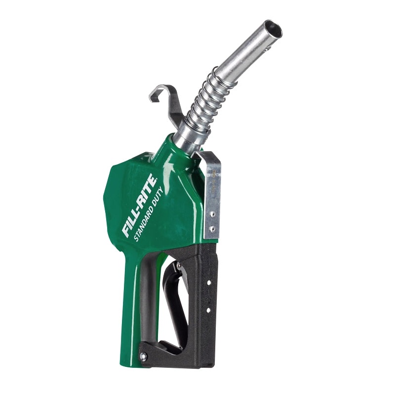 Fill-Rite SD SDN075GAN Automatic Diesel Spout Nozzle, 3/4 in, NPT, 14.5 gpm, Cast Aluminum, Green