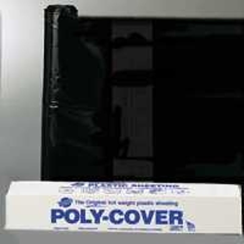 Warp’s 4X4BB Poly Film, 200 ft L, 4 ft W, Black