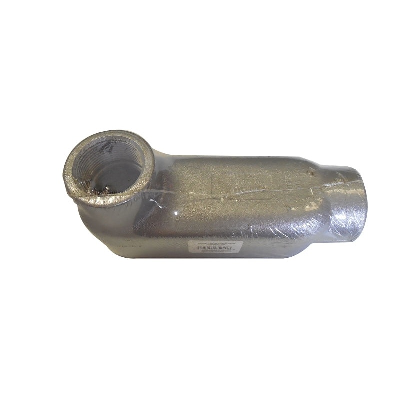 BWF 603-CGV Conduit Body, 1-1/4 in Hub, Threaded, Aluminum, Gray
