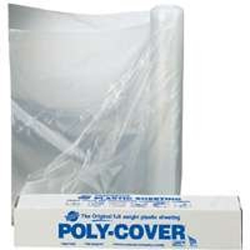 Warp’s 4X4CC Poly Film, 200 ft L, 4 ft W, Clear