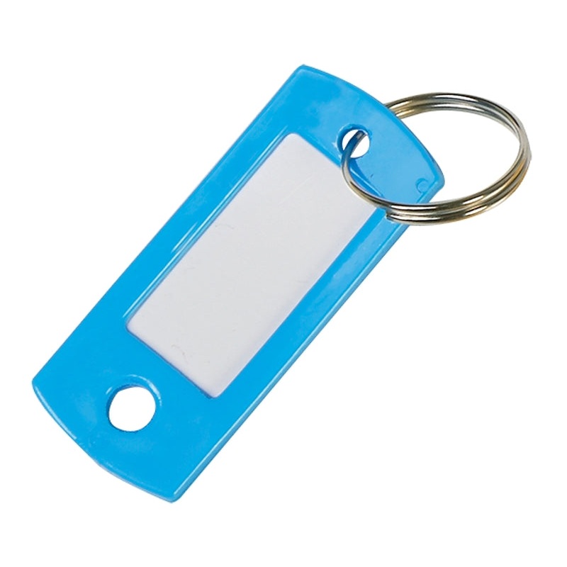 Hy-Ko KB138-200 Key Identification Tag, 2.12 in L x 0.87 in W x 0.12 in H Dimensions, Plastic, 200/PK
