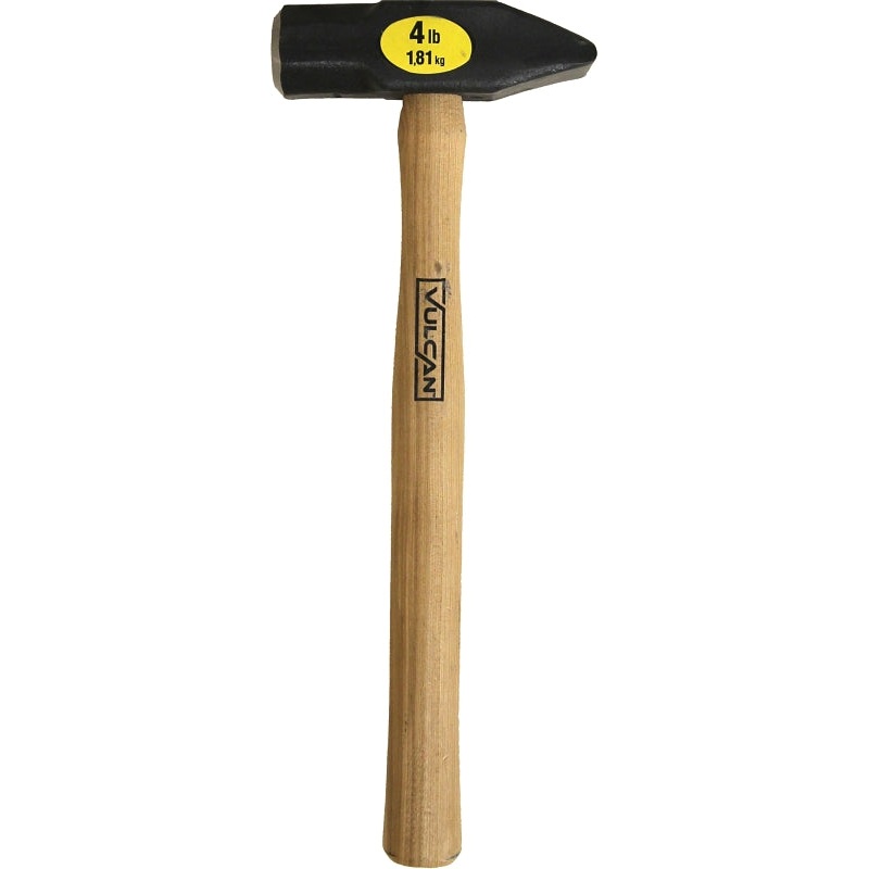 Vulcan 34517 Hammer, 4 lb Head, Cross, Cross-Pein, Forged Milled Head, Steel Head