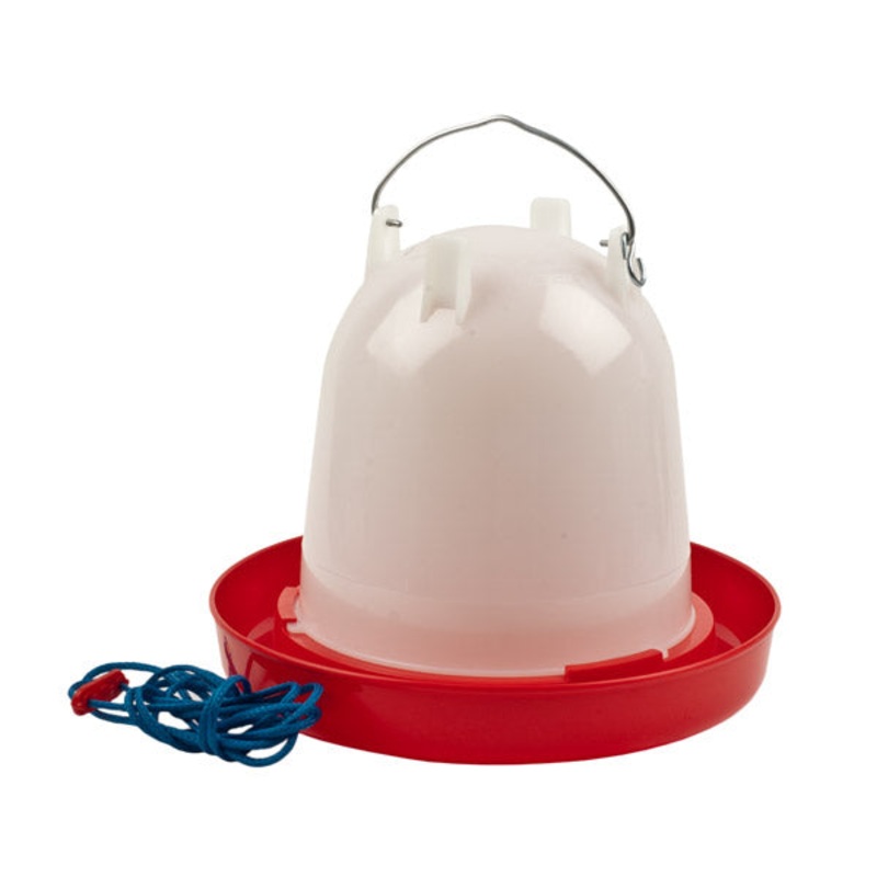 DRINKER WATER FOUNT ADJUSTABLE 8L POLTEK