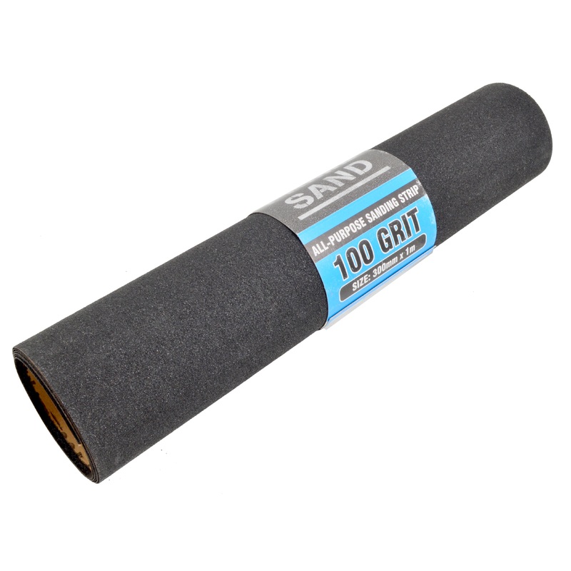 SAND PAPER FLOOR ROLL 1MX100GRIT ACADEMY