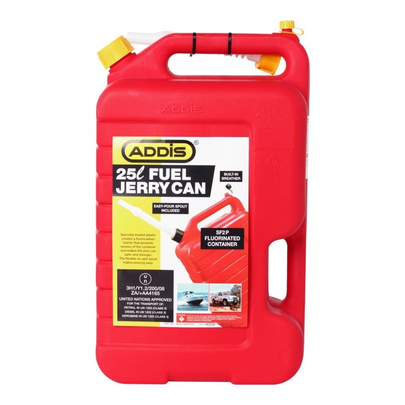ADDIS JERRY CAN PLASTIC PETROL 25L