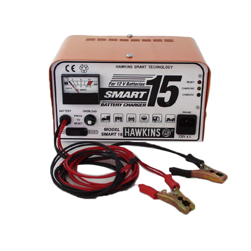 BATTERY CHARGER 12V SMART 15 HAWKINS