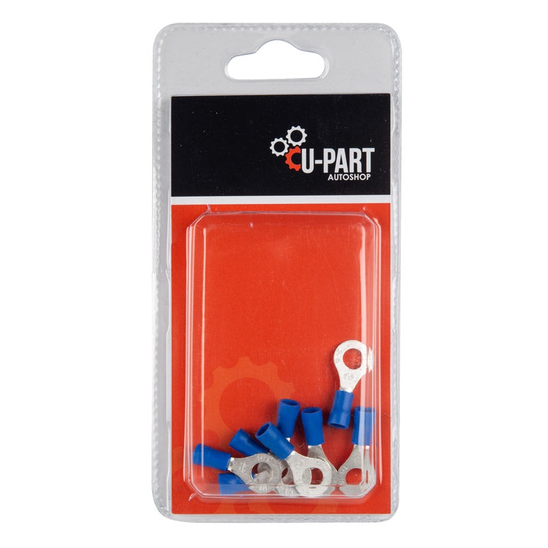U-PART TERMINAL BLUE RING LUG 1.5-2.5MM 6MM
